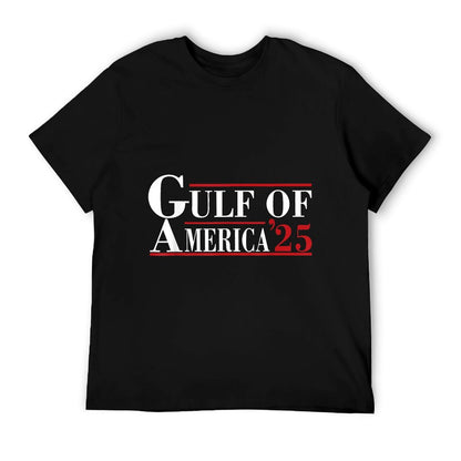 Gulf of USA America Funny USA Flag Cotton T-Shirt