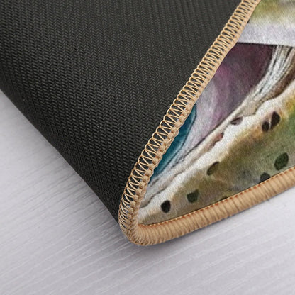 The Steelhead Trout  Easy Maintenance Bath Mat