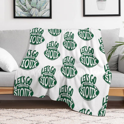 Let’s Go Sioux Easy Care Throw Blanket