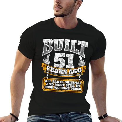 Funny 51st Birthday B-Day Gift Saying Age 51 Year Joke  Summer-ready Fabric T-Shirt