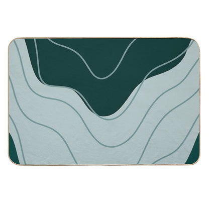 Abstract Minimal 65  Stain-Proof Bath Mat