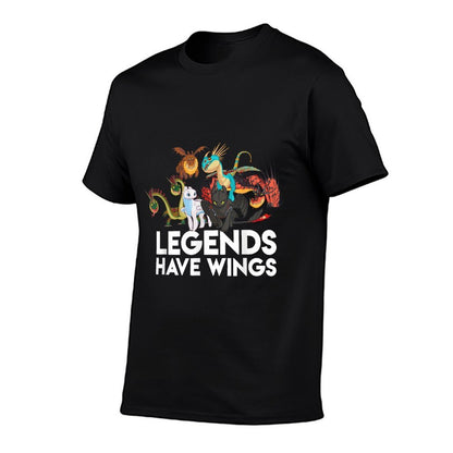 How To Train Your Dragons 3 Hidden World Legends Have Wings  Odor-resistant T-Shirt
