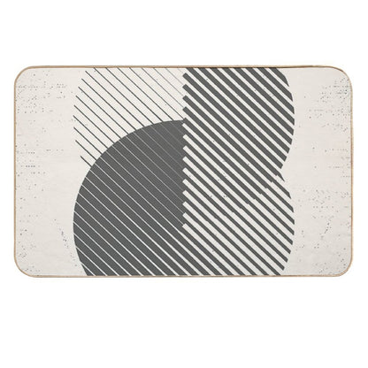 Mid Century Modern 077  Easy Maintenance Bath Mat
