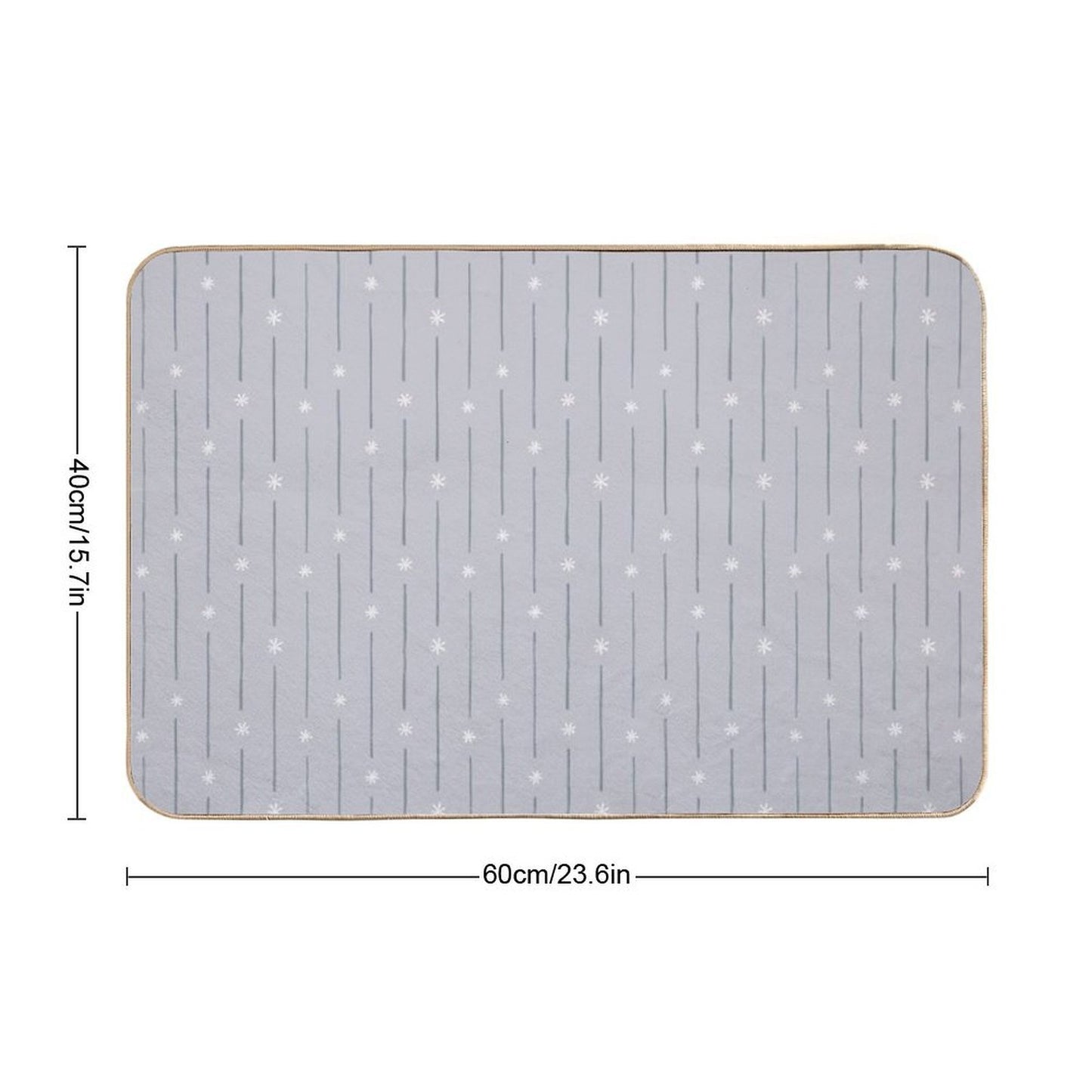 Swan River [blue]  Rapid-Drying Bath Mat