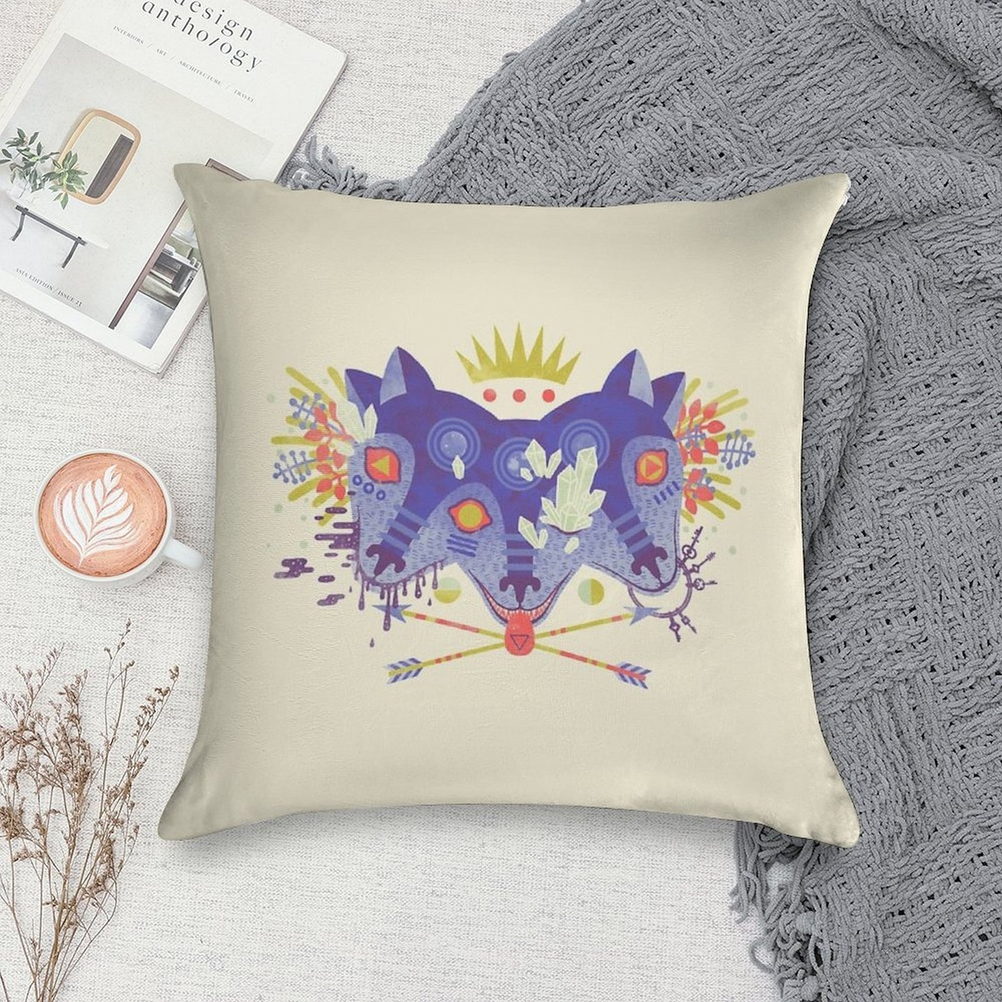 The Gatekeeper Soft Warmth Comfort Throw Pillow