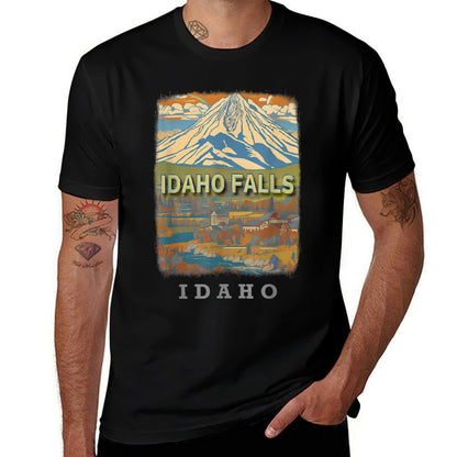 Idaho Falls Idaho ID Breathtaking Mountains SD533  Polyester Blend T-Shirt
