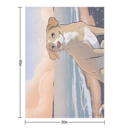 Funky Quick-dry Throw Blanket