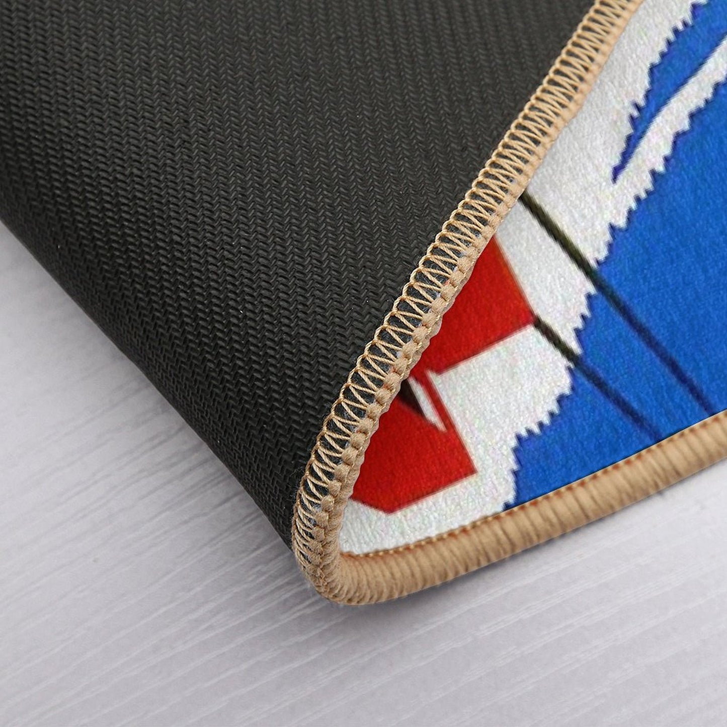 Vintage French Alps Gondola Winter Sport Ski Ad  Versatile Bath Mat