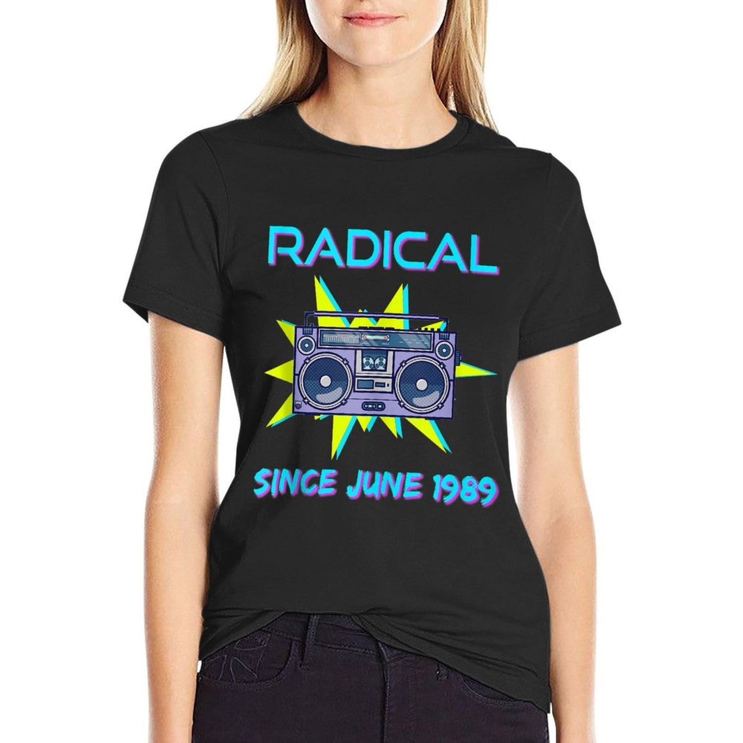 June 1989 30th Birthday  Retro Vintage 1989 Birthday  Cotton T-Shirt