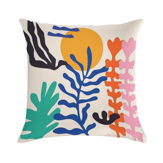 Matisse Bright Boho Botanical Soft Luxury Feel Throw Pillow
