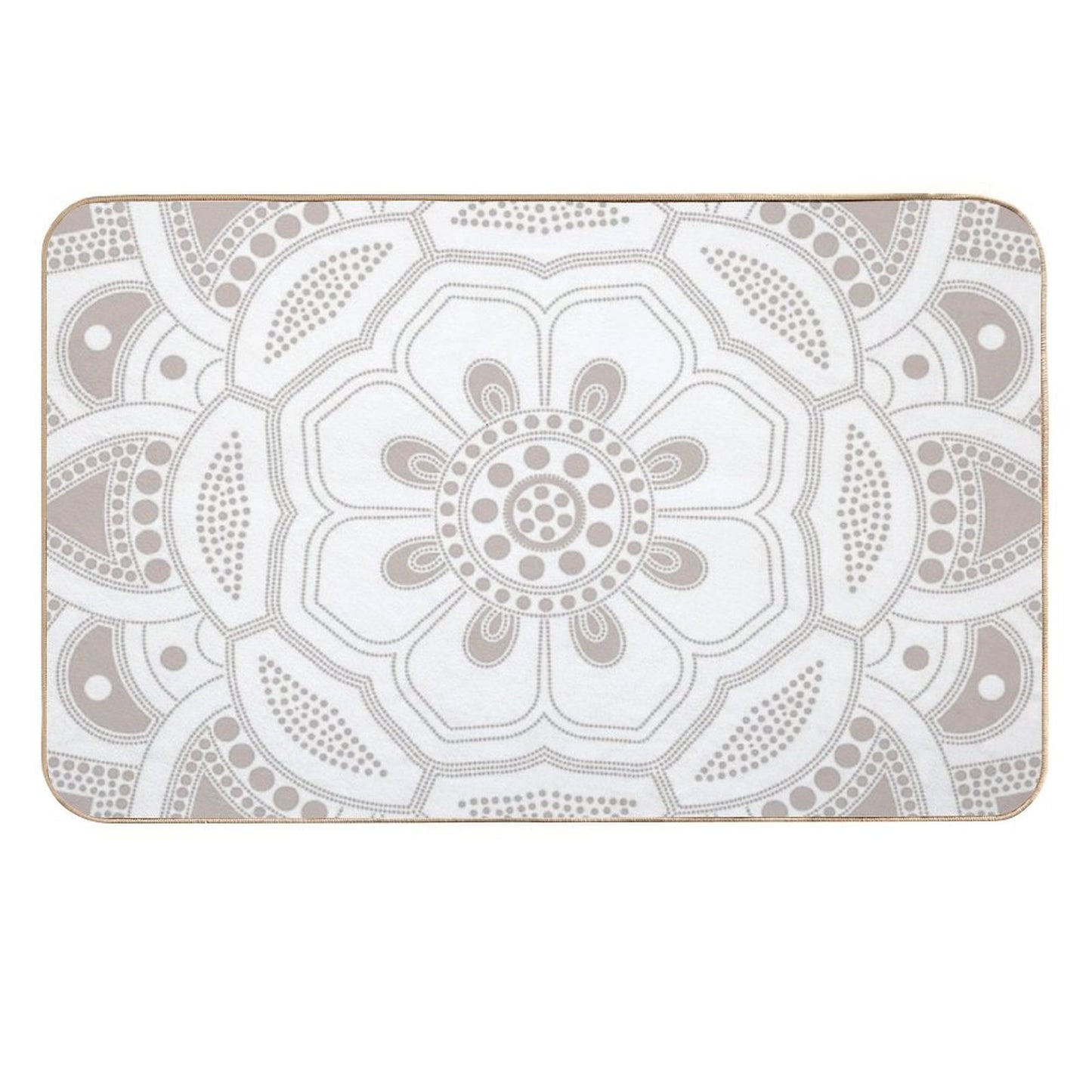 Mandala Creation, All Points for One 13  Multi-Purpose Bath Mat