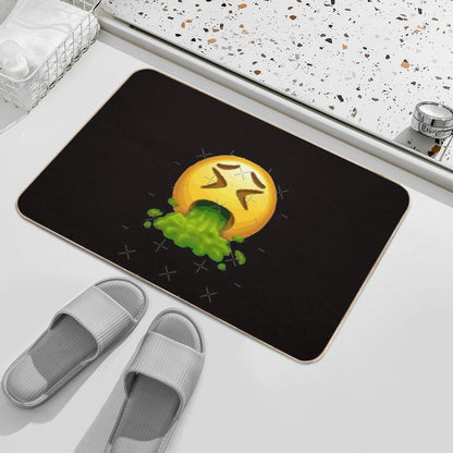 Emoji Puking  Odorless Bath Mat