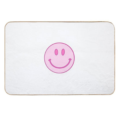 Pink Smiley  Non-Slip Bath Mat