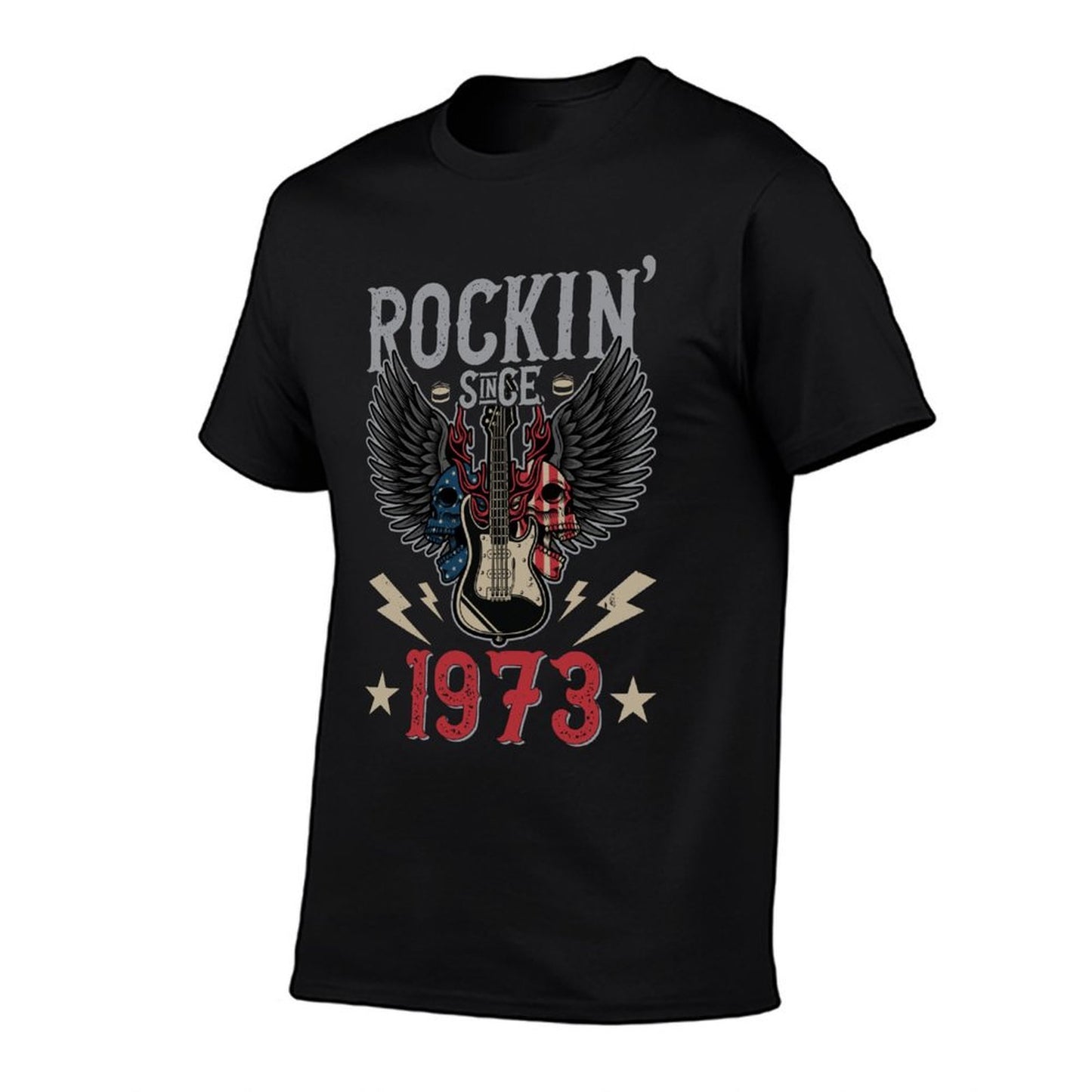 Rockin Since 1973s Rock N Roll Lovers 50th Birthday  Relaxed-fit T-Shirt