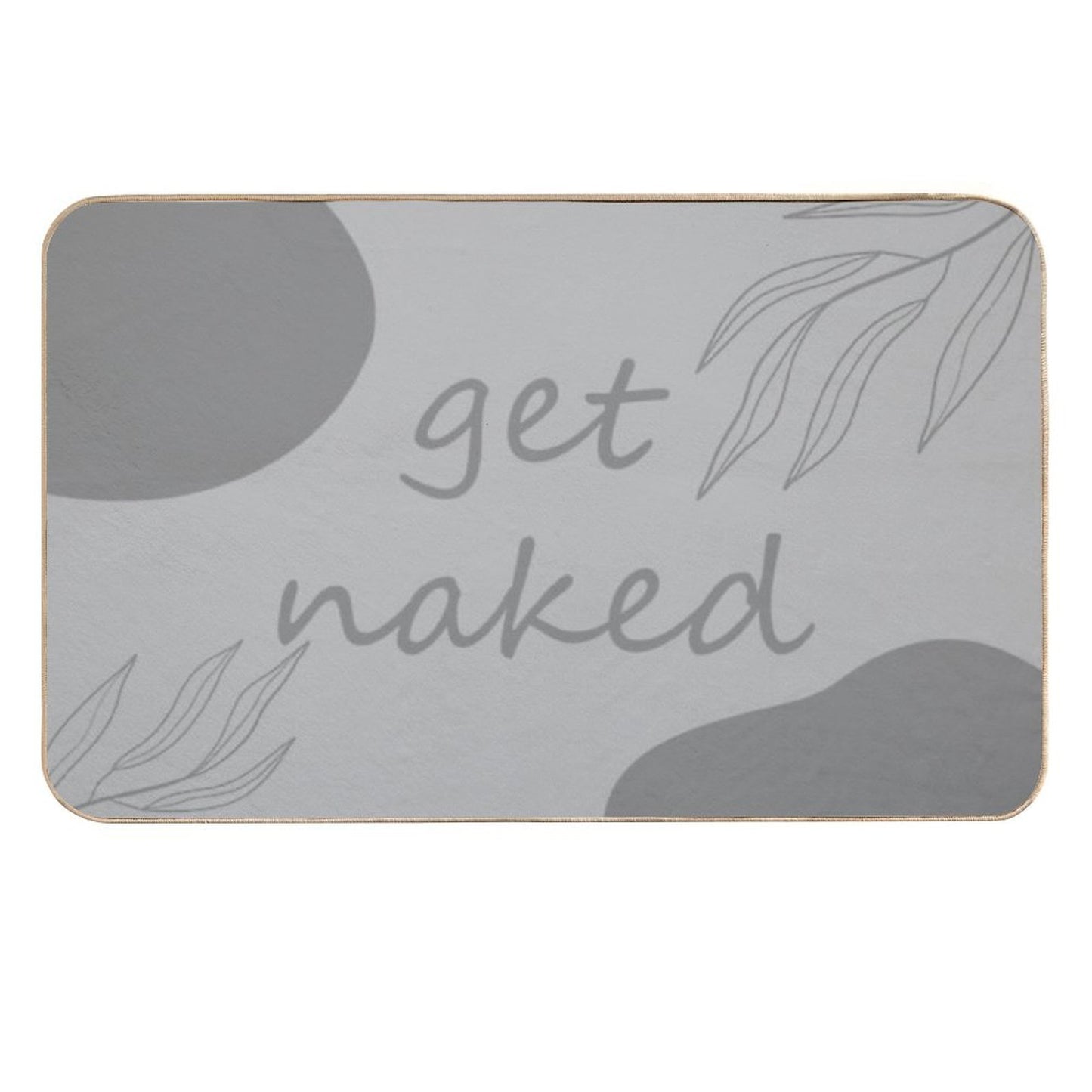 Copy of Floral Get Naked  Absorbent Bath Mat