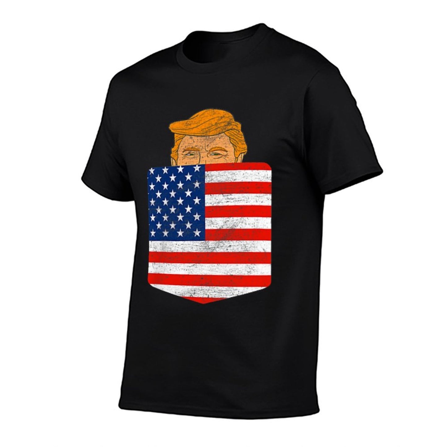 Trump In Your Pocket USA Election Trump For 2024 4th Of July  Oversized Silhouette T-Shirt
