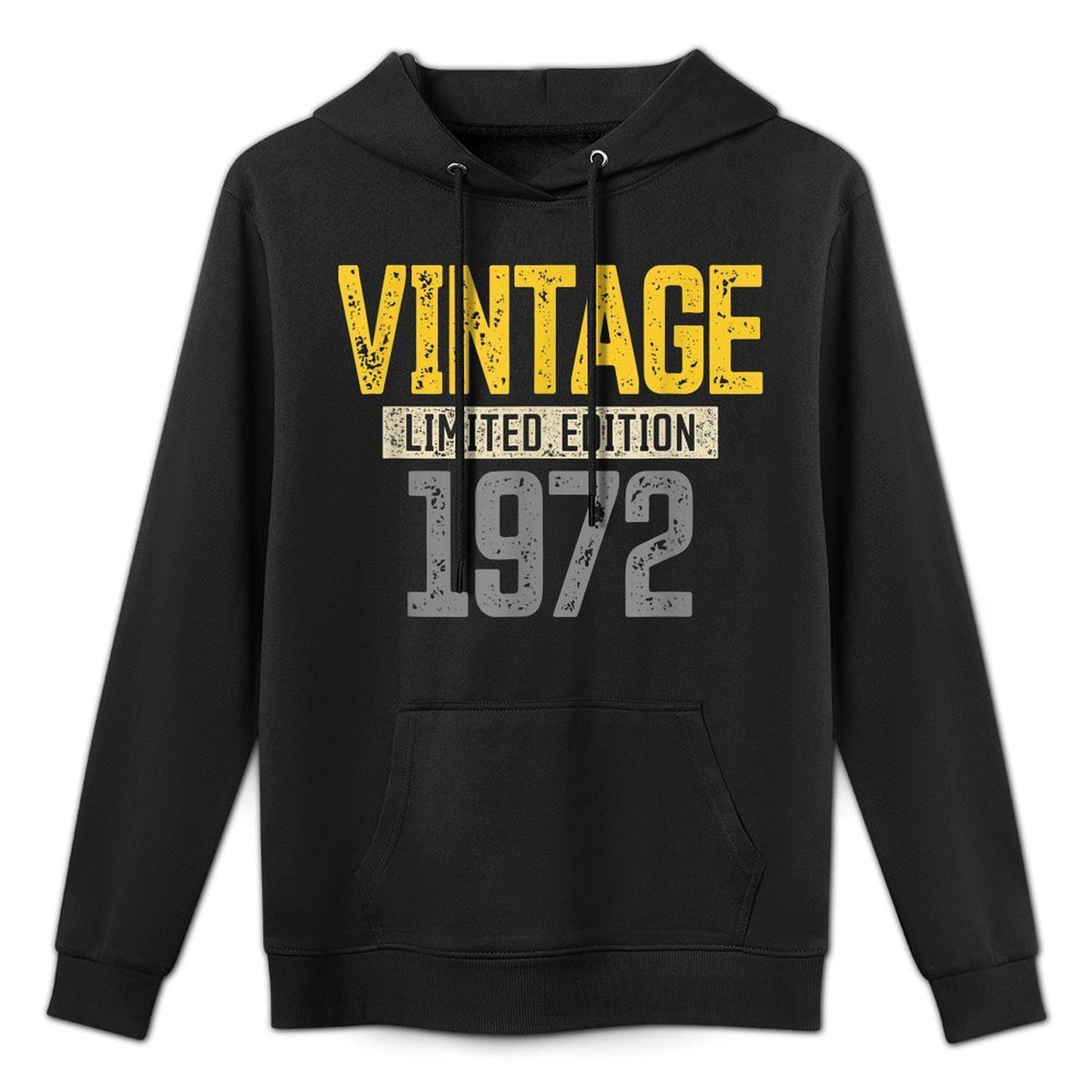 50th Birthdays Men Women Vintage 1972 50th Birthday Shape Retention Hoodie