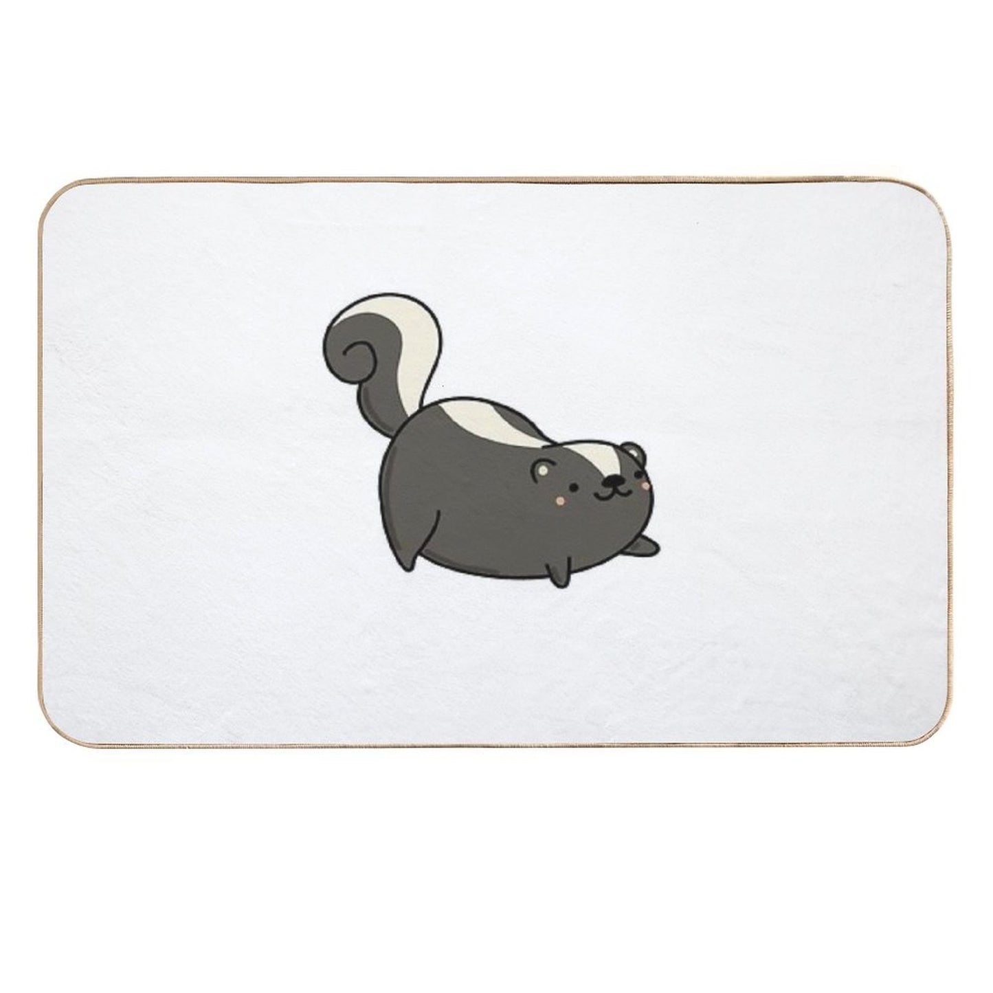 Kawaii Skunk  Odorless Bath Mat
