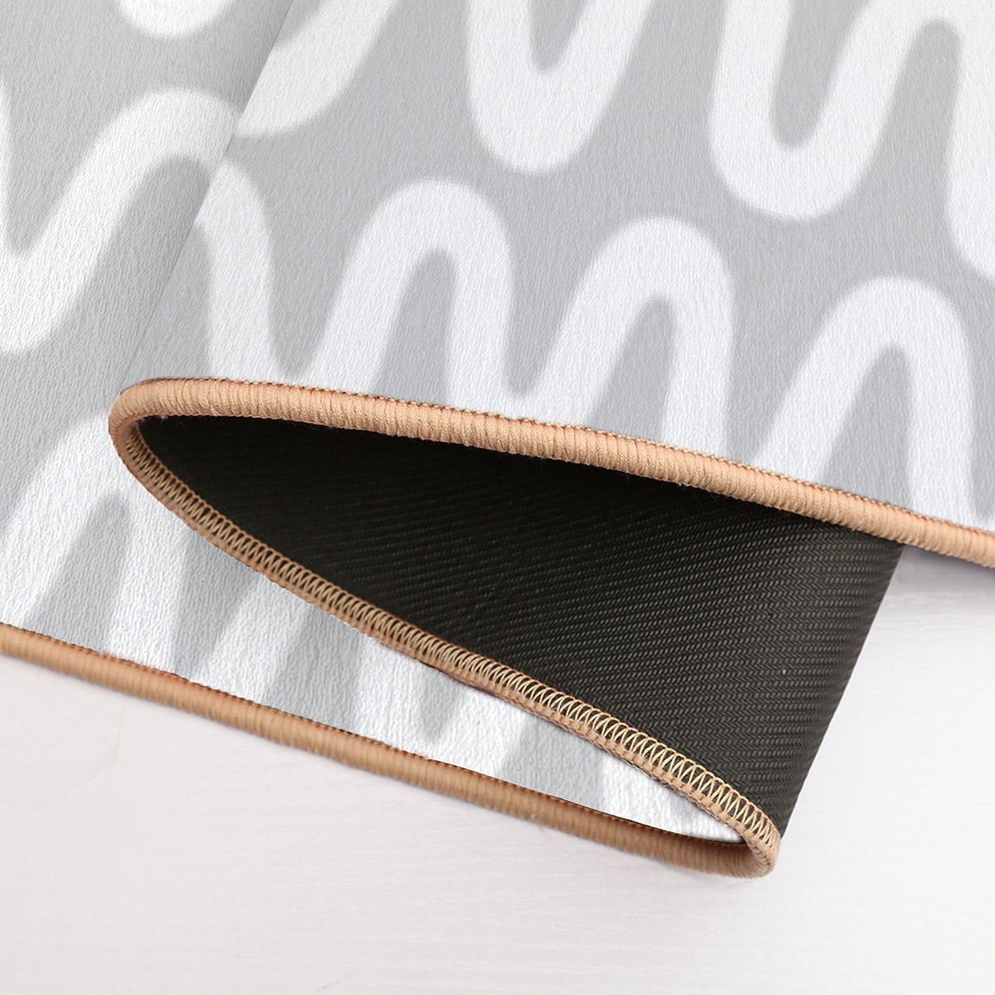 Minimal Waves  Fade-Resistant Bath Mat