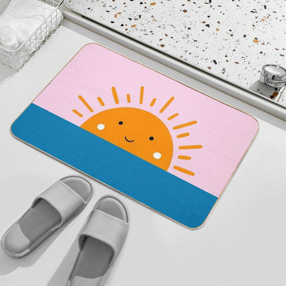 Sun on The Sea  Odorless Bath Mat