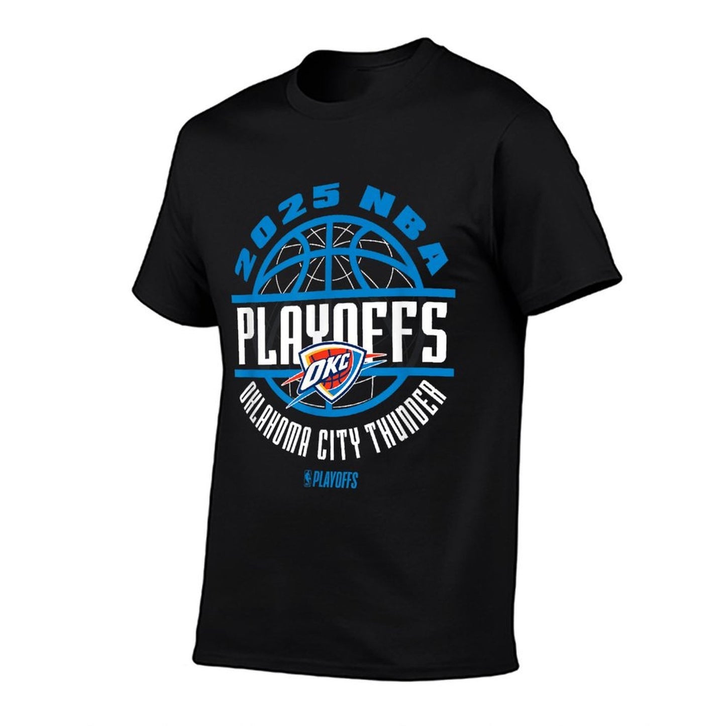 NBA Official Oklahoma City Thunder 2025 Playoffs Game Time  Graphic-printed T-Shirt