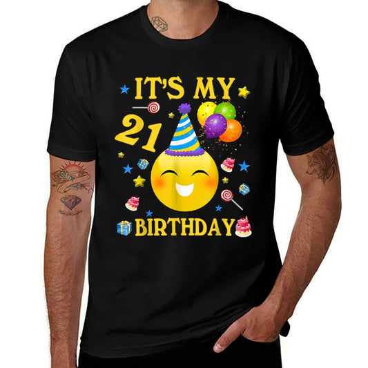 Funny It's My 21st Birthday Gift 21 Years Old 21st Comfortable T-Shirt