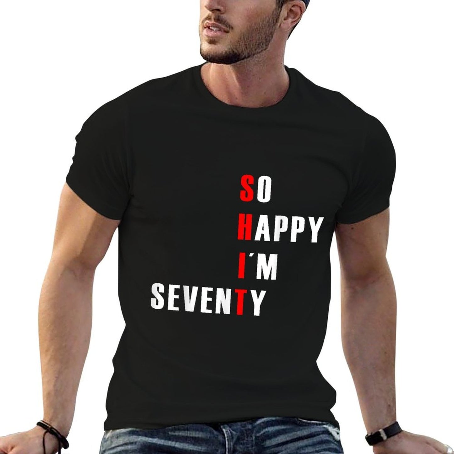 Funny 70th Birthday 1950 Hilarious 70 Years Old  Lightweight T-Shirt