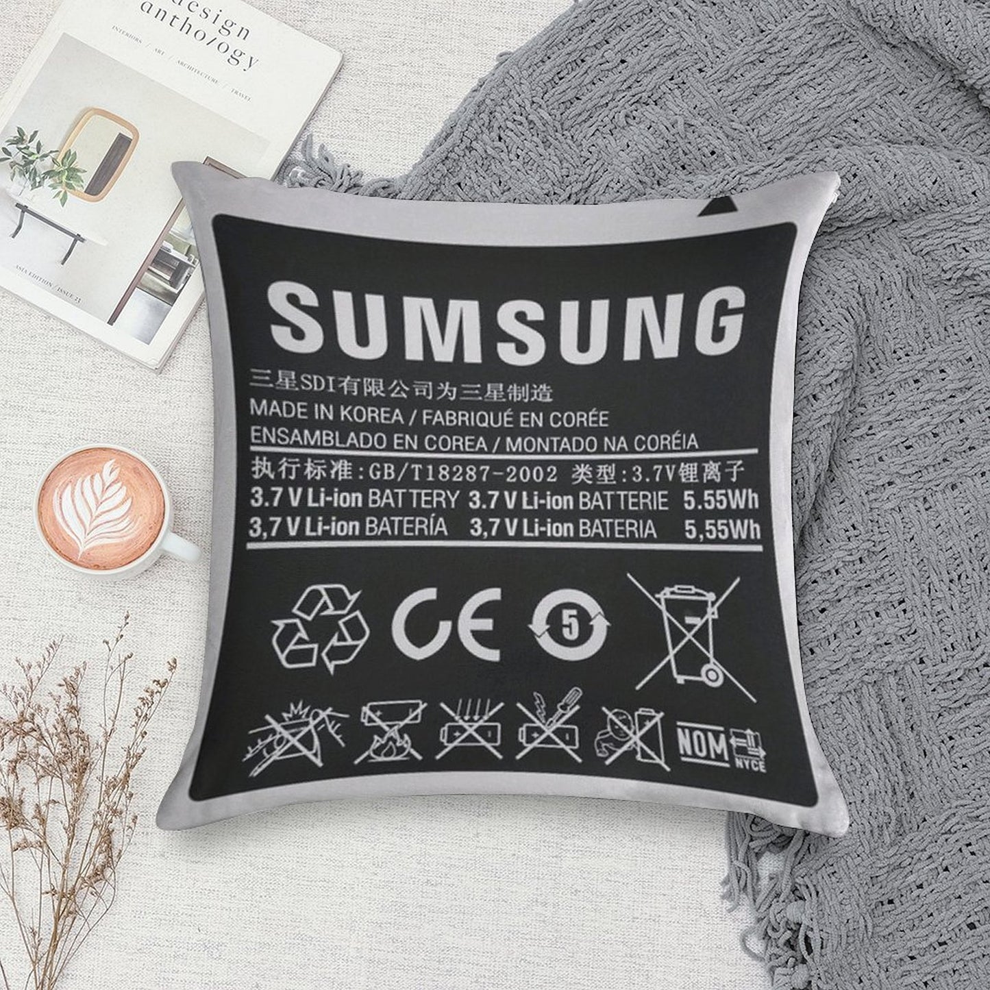 Forbidden Pillow Soft Easy Maintenance Throw Pillow