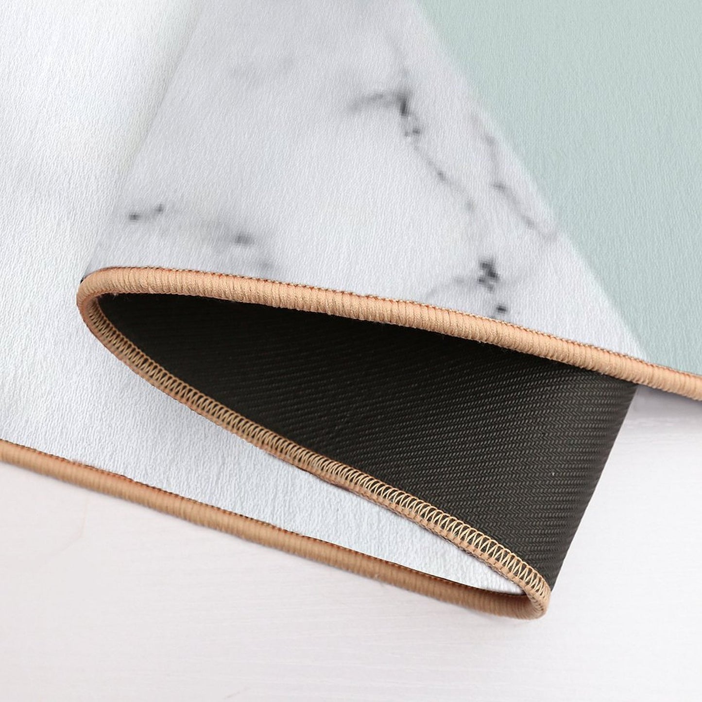 Get Naked Bathroom And Bedroom Quote, Mint Green, White, Marble  High-Traffic Bath Mat