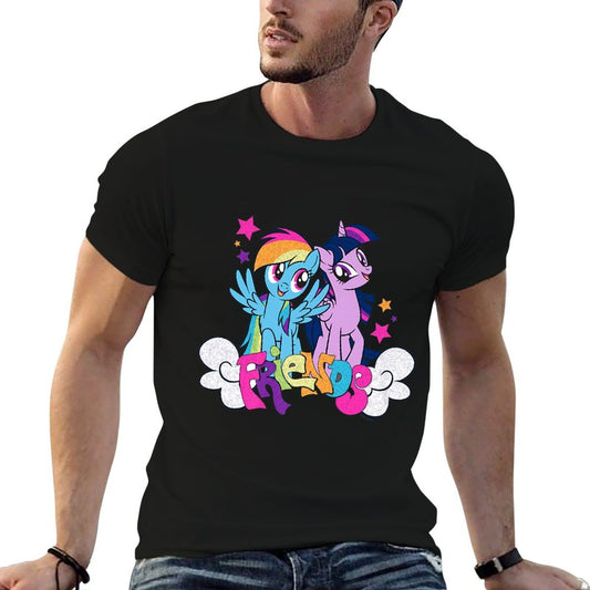 My Little Pony Friendship Is Magic Rainbow Twilight Friends Premium  Fade-proof Color T-Shirt