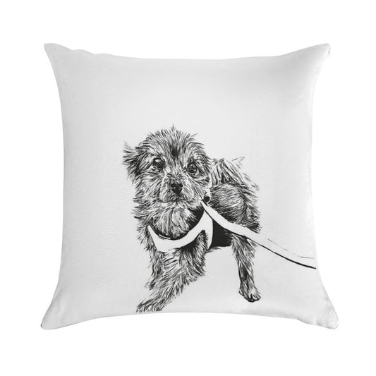 Yorkshire Terrier Soft Anti-Pilling Throw Pillow