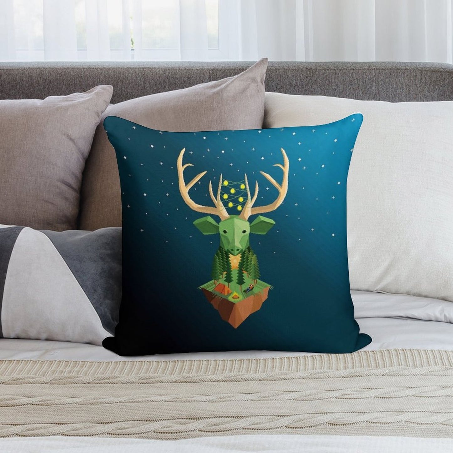 The Green Soul Soft Home Decor Throw Pillow