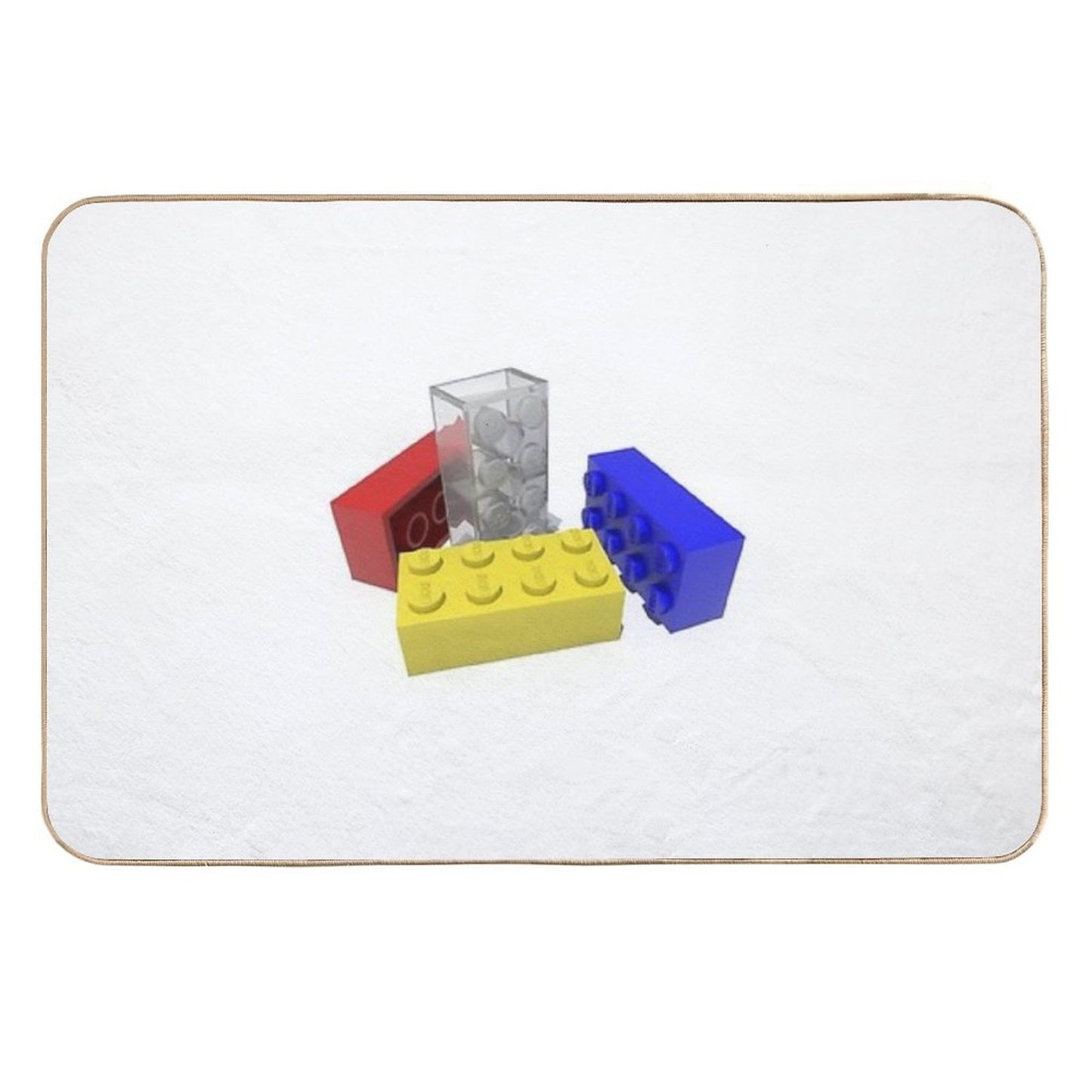 Building Blocks  Dirt-Trapping Bath Mat