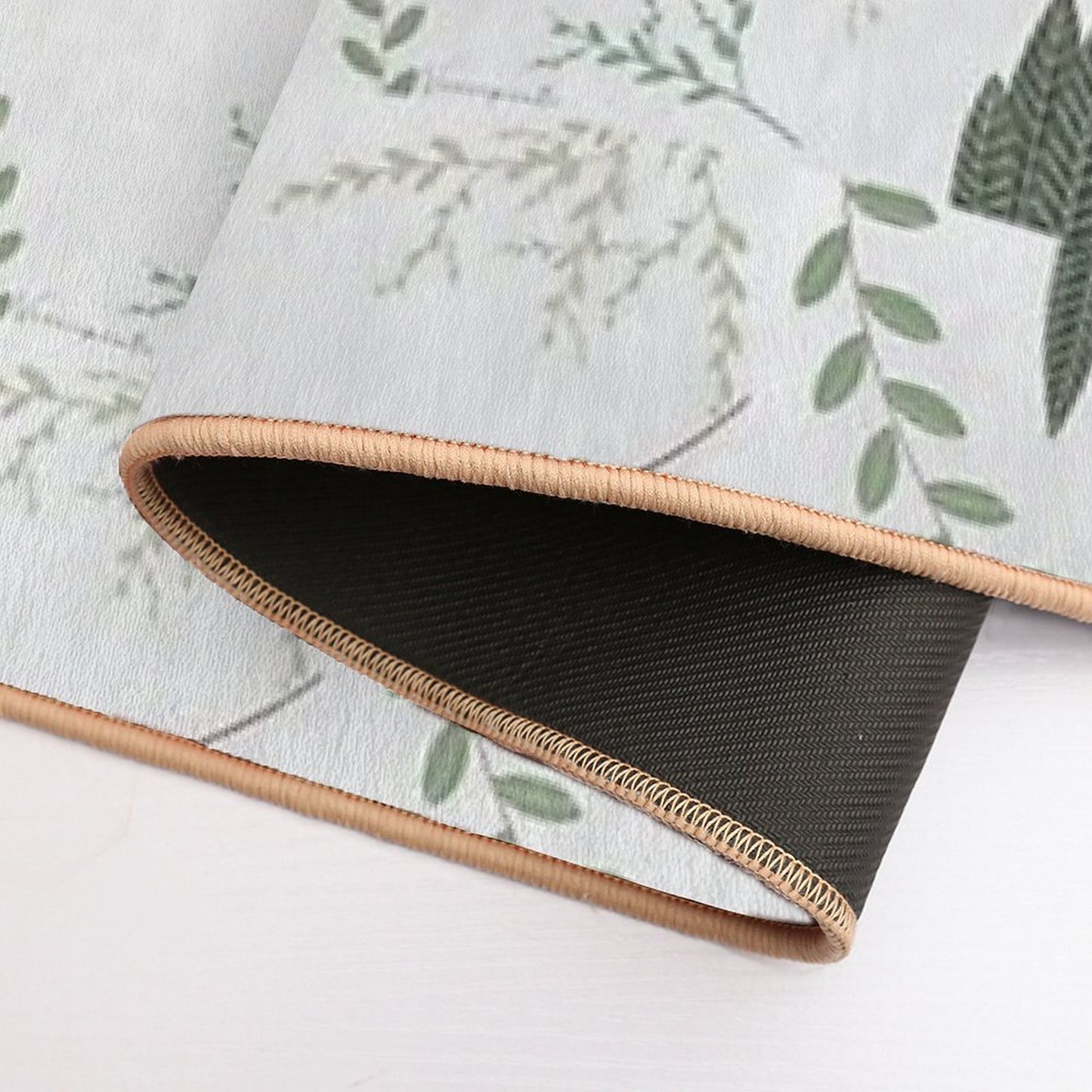 Botanical, Plants  Rapid-Drying Bath Mat