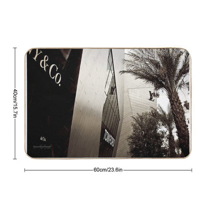 Tom - Ford Menswear Shop in Vegas - Black And White  Multi-Purpose Bath Mat