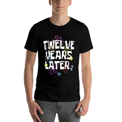 TWELVE YEARS LATER 12th 12 Year Old Birthday Gifts Girl Boys  Summer-ready Fabric T-Shirt