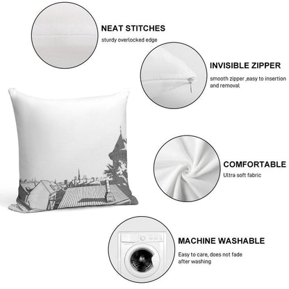 Hometown#1 Soft Style Accent Throw Pillow