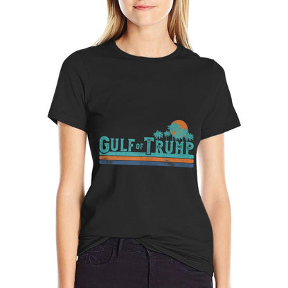 Trump America&#39;s Gulf of Trump President Trump Gulf of USA Tagless Design T-Shirt