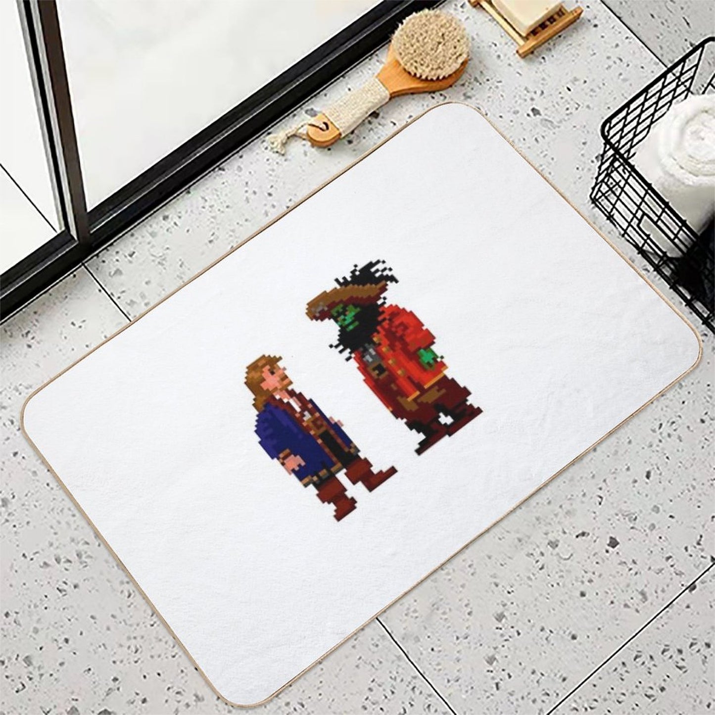 Guybrush  LeChuck (Monkey Island 2)  Easy To Clean Bath Mat