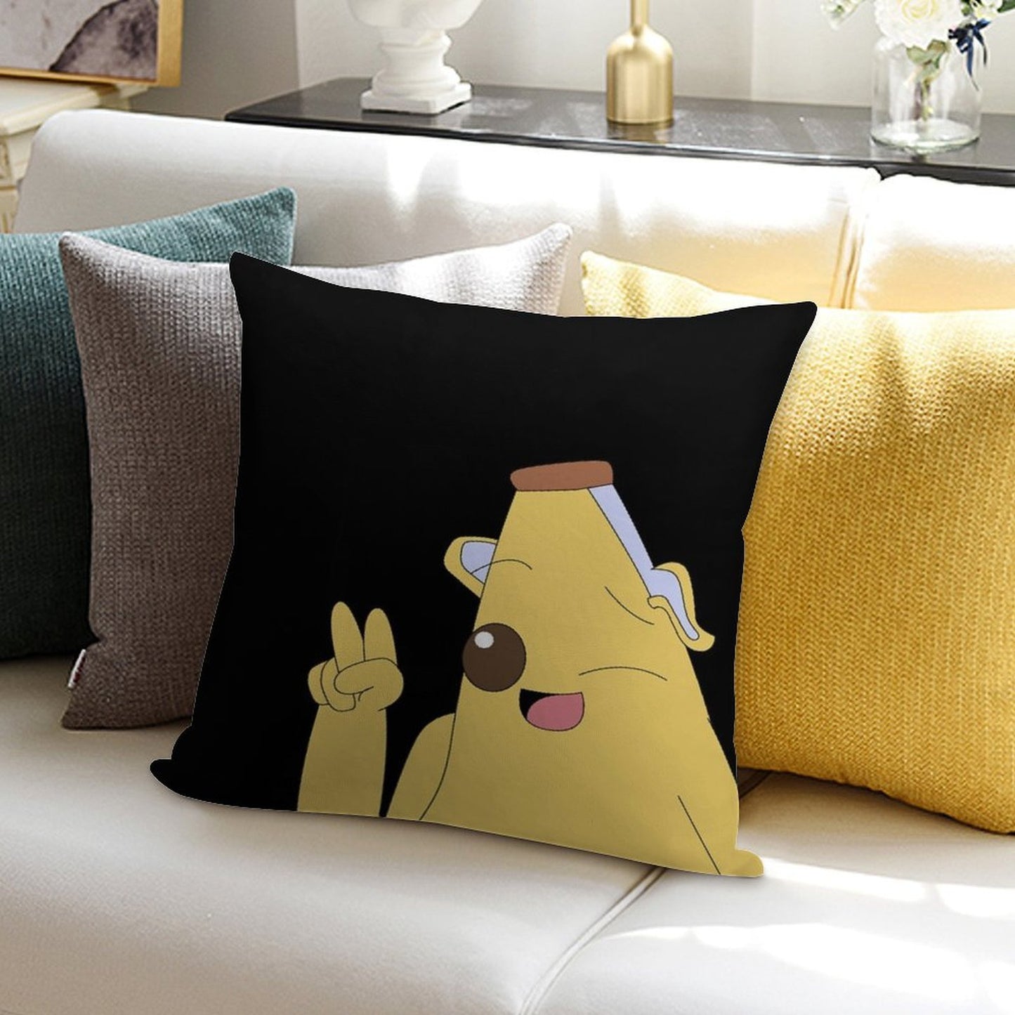 Peely Soft Warmth Comfort Throw Pillow