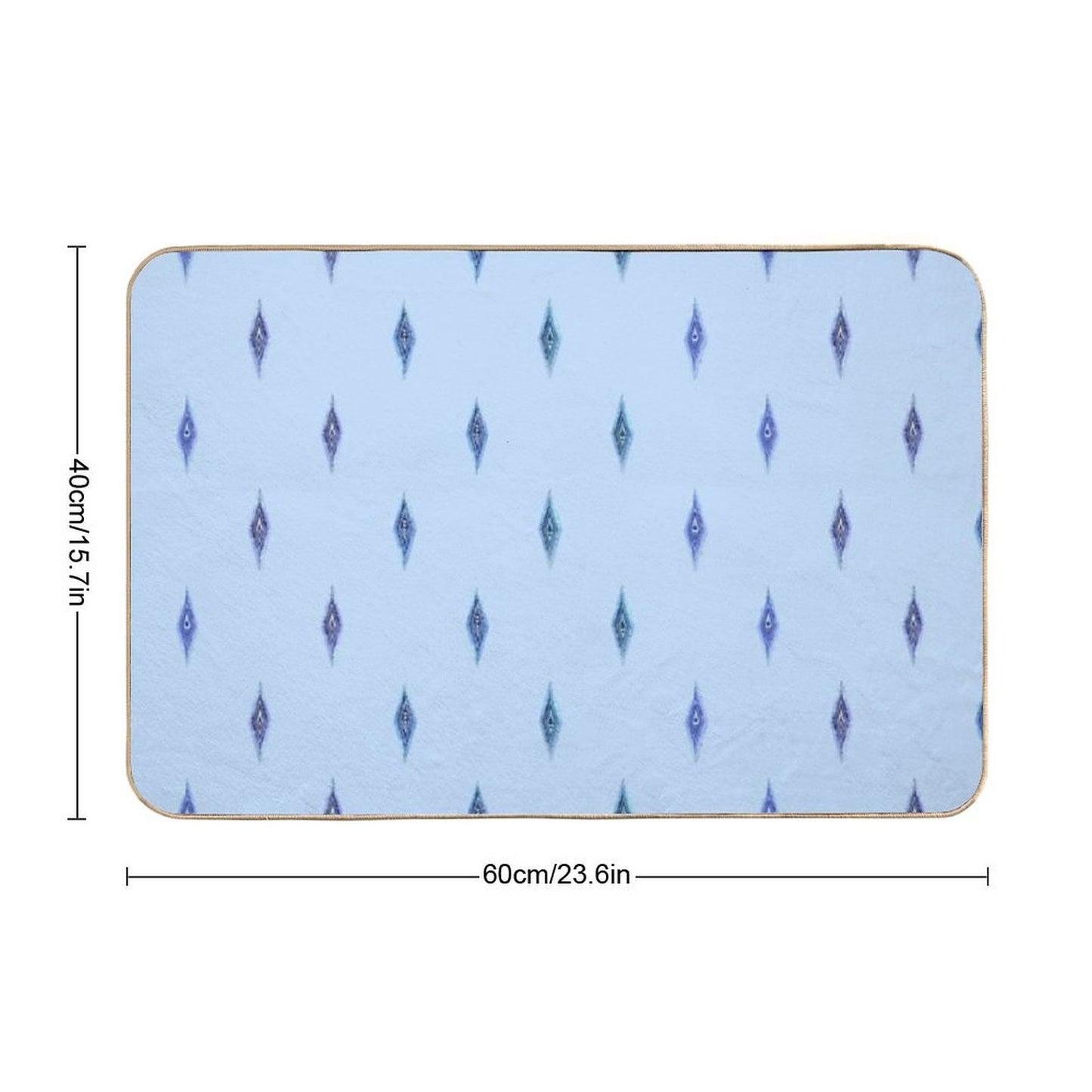Frozen Elements  Anti-Trip Bath Mat