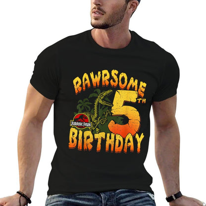 Jurassic Park Rawrsome 5th Birthday  Classic T-Shirt