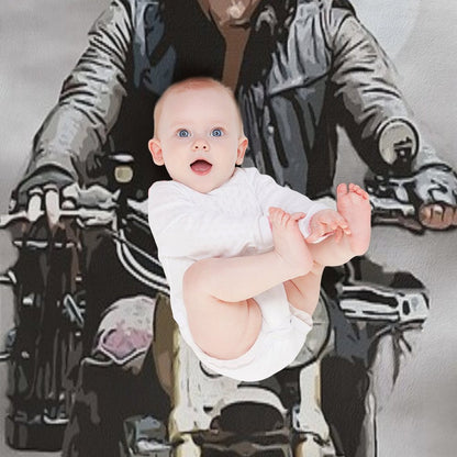 Daryl Dixon Machine-washable Throw Blanket