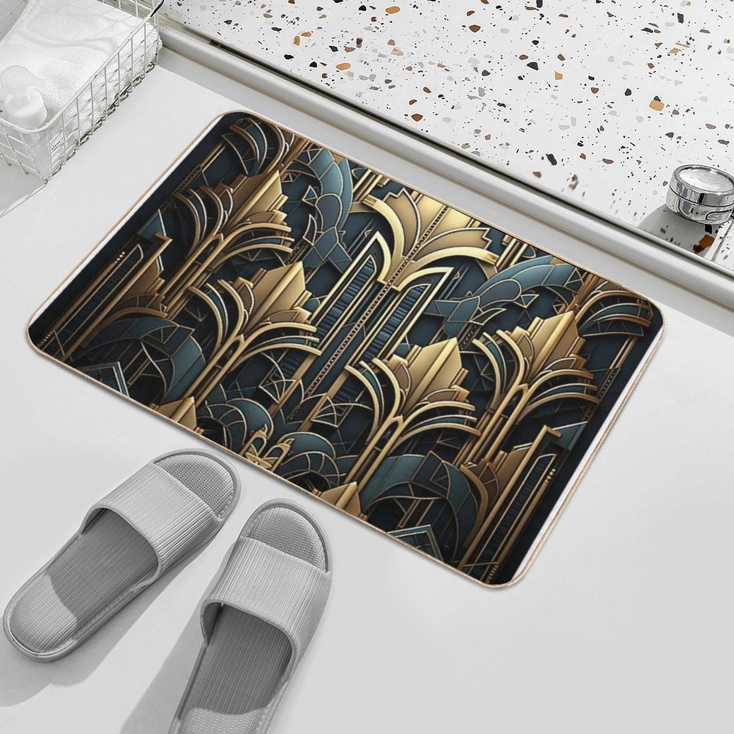 Art Deco  Odorless Bath Mat