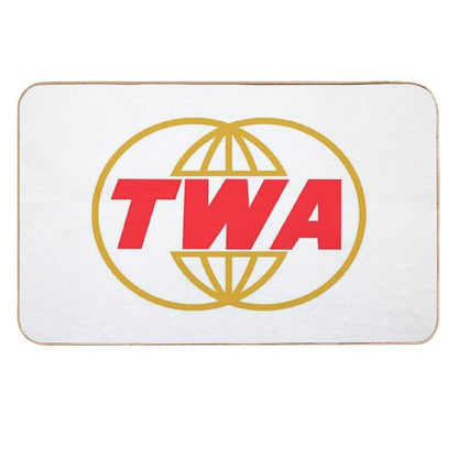 TWA Airlines - Vintage Logo  Anti-Trip Bath Mat