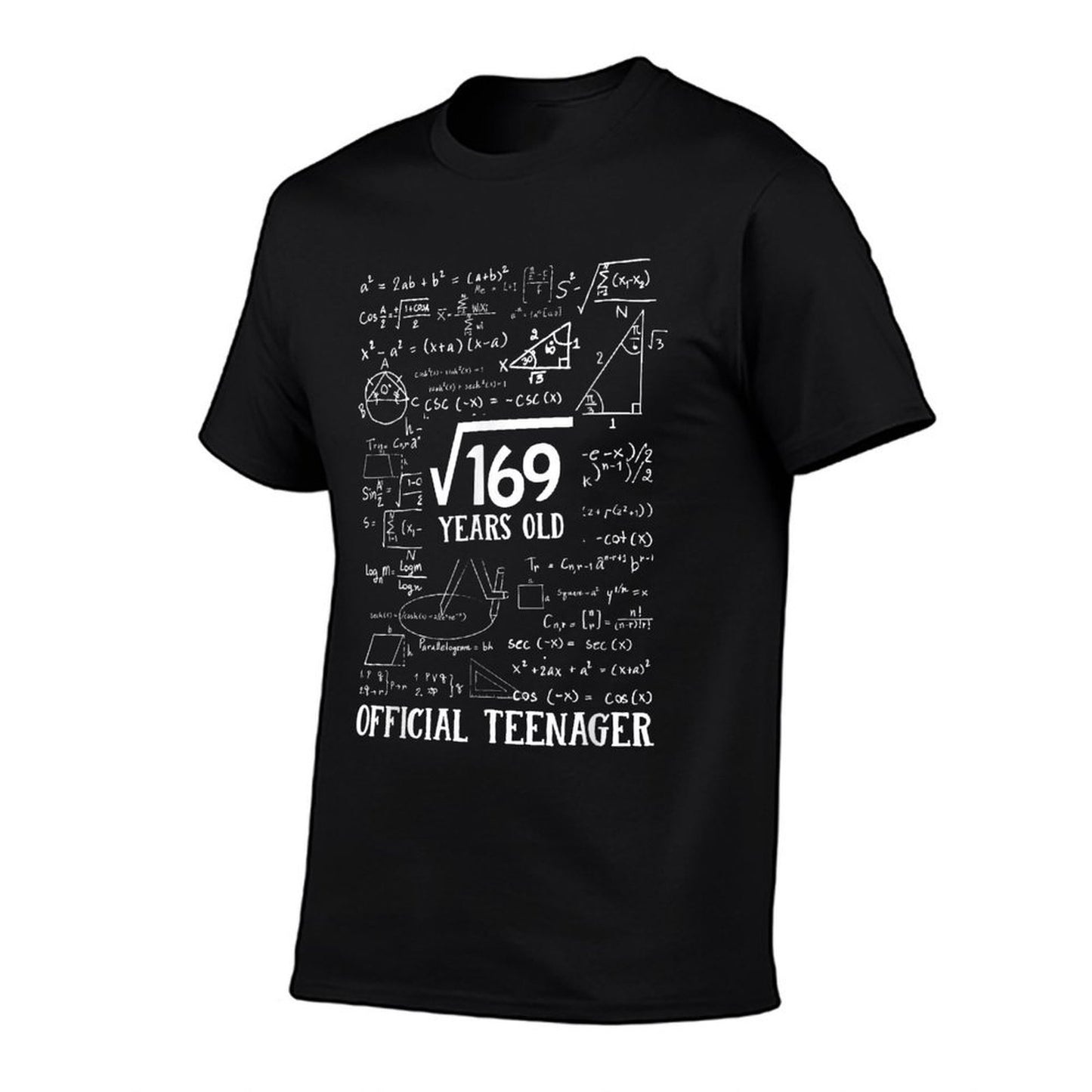 Square Root of 169 Years Old 13th Birthday Thirteen Year Old  Slim-fit Cut T-Shirt