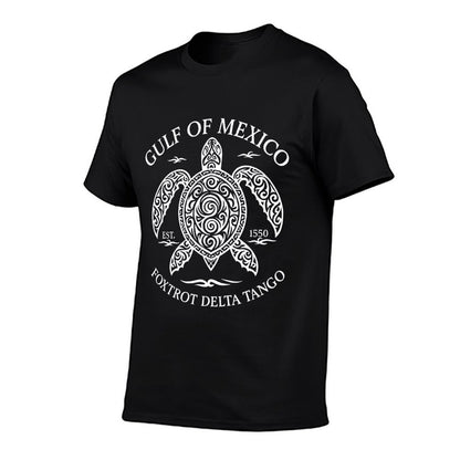 Gulf of Mexico Est 1550 Not US America Foxtrot Delta Tango  Vintage-inspired T-Shirt