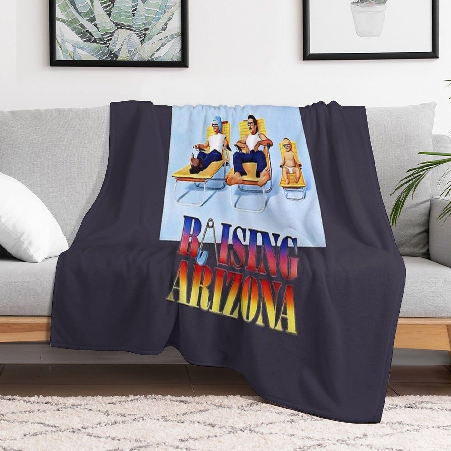 Beautiful Model Nicholas Cage Retro Vintage Travel-friendly Throw Blanket