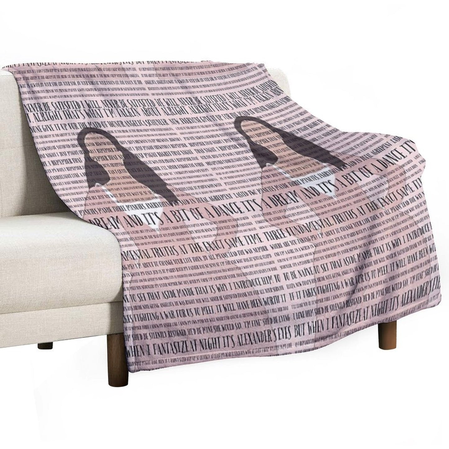 Satisfied Hamilton Musical Velvety-soft Throw Blanket