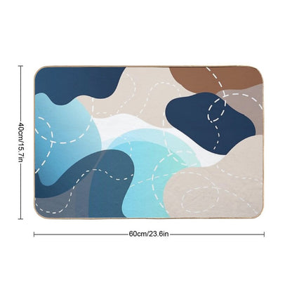 The Color of The Stones 2  Stain-Proof Bath Mat